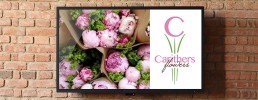 Carithers Flowers video monitor